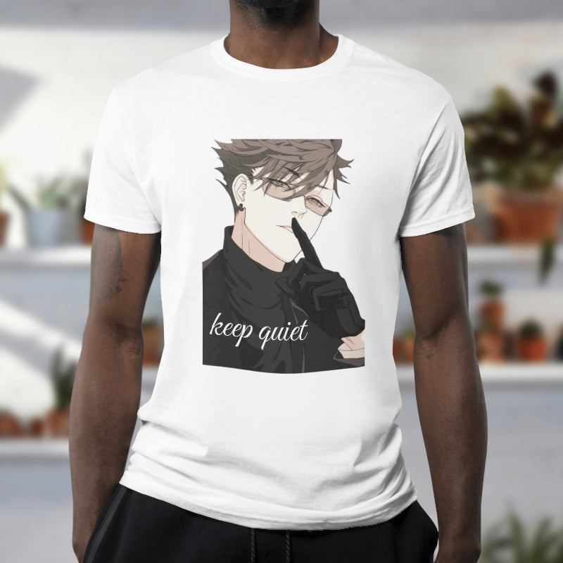 "Keep Quiet" men's t-shirt